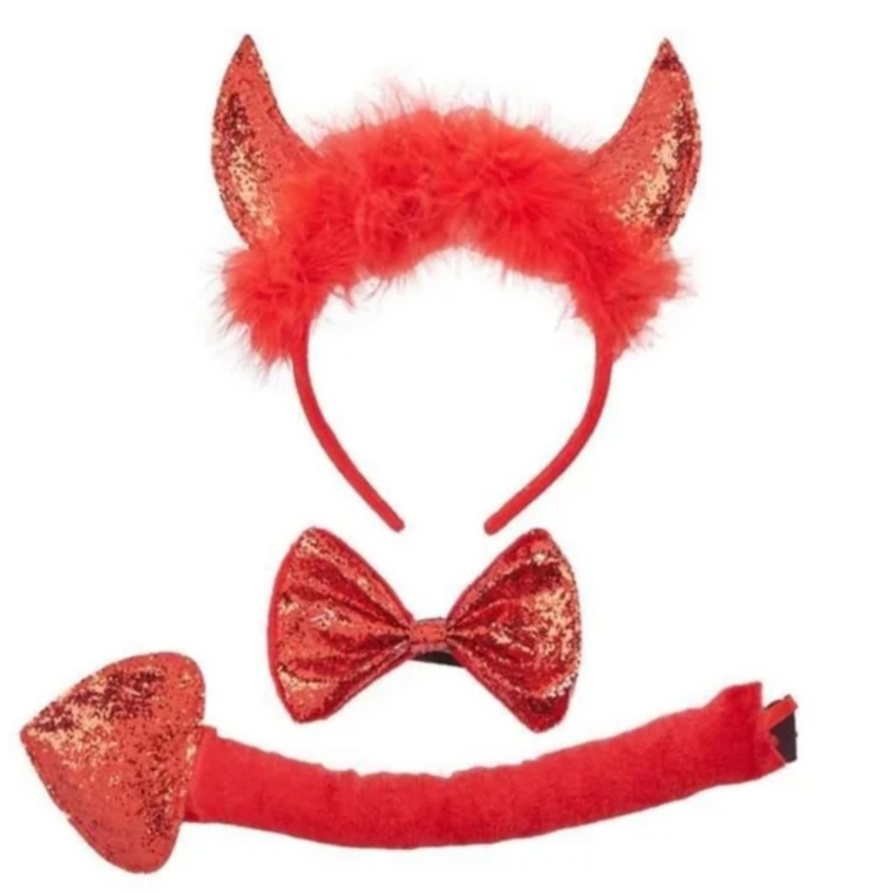 Red Devil Costume Set for Kids